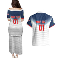 Custom USA Basketball Team Couples Matching Puletasi and Hawaiian Shirt Shine Like Stars