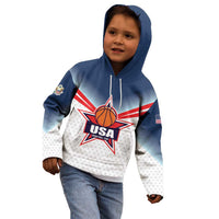 Custom USA Basketball Team Kid Hoodie Shine Like Stars