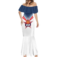 Custom USA Basketball Team Mermaid Dress Shine Like Stars