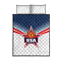 USA Basketball Team Quilt Bed Set Shine Like Stars