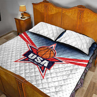 USA Basketball Team Quilt Bed Set Shine Like Stars
