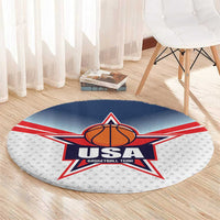 USA Basketball Team Round Carpet Shine Like Stars