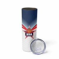 Custom USA Basketball Team Skinny Tumbler Shine Like Stars
