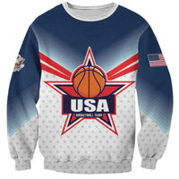 Custom USA Basketball Team Sweatshirt Shine Like Stars