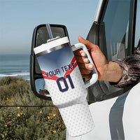 Custom USA Basketball Team Tumbler With Handle Shine Like Stars