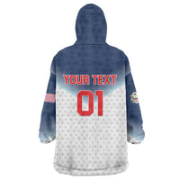Custom USA Basketball Team Wearable Blanket Hoodie Shine Like Stars