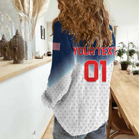 Custom USA Basketball Team Women Casual Shirt Shine Like Stars