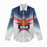 Custom USA Basketball Team Women Casual Shirt Shine Like Stars
