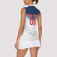 Custom USA Basketball Team Women Sleeveless Polo Shirt Shine Like Stars