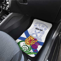 Canada Nova Scotia Province Car Mats One Defends and The Other Conquers