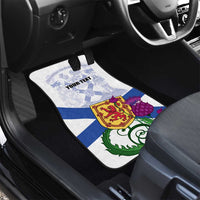 Canada Nova Scotia Province Car Mats One Defends and The Other Conquers