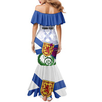 Personalized Canada Nova Scotia Province Family Matching Mermaid Dress and Hawaiian Shirt One Defends and The Other Conquers