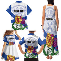 Personalized Canada Nova Scotia Province Family Matching Tank Maxi Dress and Hawaiian Shirt One Defends and The Other Conquers