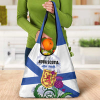 Canada Nova Scotia Province Grocery Bag One Defends and The Other Conquers