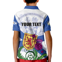 Personalized Canada Nova Scotia Province Kid Polo Shirt One Defends and The Other Conquers