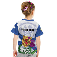 Personalized Canada Nova Scotia Province Kid T Shirt One Defends and The Other Conquers