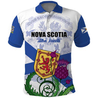 Personalized Canada Nova Scotia Province Polo Shirt One Defends and The Other Conquers