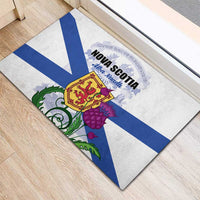 Canada Nova Scotia Province Rubber Doormat One Defends and The Other Conquers