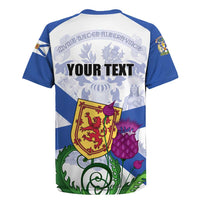 Personalized Canada Nova Scotia Province Rugby Jersey One Defends and The Other Conquers