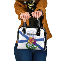 Canada Nova Scotia Province Shoulder Handbag One Defends and The Other Conquers