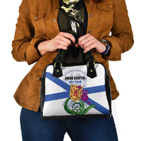 Canada Nova Scotia Province Shoulder Handbag One Defends and The Other Conquers
