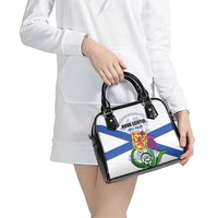 Canada Nova Scotia Province Shoulder Handbag One Defends and The Other Conquers