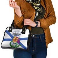 Canada Nova Scotia Province Shoulder Handbag One Defends and The Other Conquers