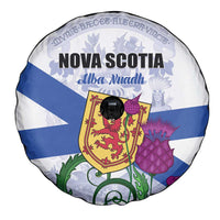 Canada Nova Scotia Province Spare Tire Cover One Defends and The Other Conquers