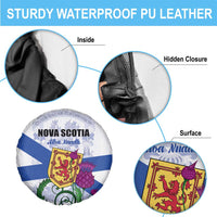 Canada Nova Scotia Province Spare Tire Cover One Defends and The Other Conquers