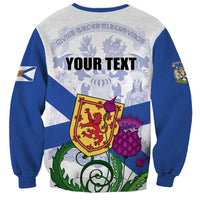 Personalized Canada Nova Scotia Province Sweatshirt One Defends and The Other Conquers