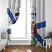 Canada Nova Scotia Province Window Curtain One Defends and The Other Conquers