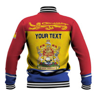 Personalized Canada New Brunswick Province Baseball Jacket Golden Lion Lymphad