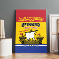 Canada New Brunswick Province Canvas Wall Art Golden Lion Lymphad