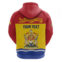Personalized Canada New Brunswick Province Hoodie Golden Lion Lymphad