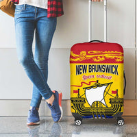 Canada New Brunswick Province Luggage Cover Golden Lion Lymphad