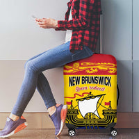 Canada New Brunswick Province Luggage Cover Golden Lion Lymphad