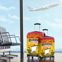 Canada New Brunswick Province Luggage Cover Golden Lion Lymphad