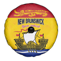 Canada New Brunswick Province Spare Tire Cover Golden Lion Lymphad