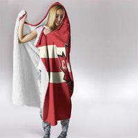 Canada Hockey Hooded Blanket Canada Team Go Champions