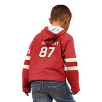Custom Canada Hockey Kid Hoodie Canada Team Go Champions