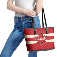 Canada Hockey Leather Tote Bag Canada Team Go Champions