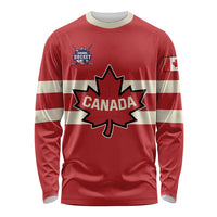 Custom Canada Hockey Long Sleeve Shirt Canada Team Go Champions