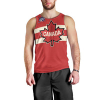 Custom Canada Hockey Men Tank Top Canada Team Go Champions