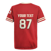 Custom Canada Hockey Rugby Jersey Canada Team Go Champions