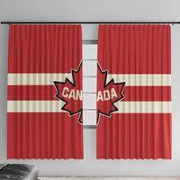 Canada Hockey Window Curtain Canada Team Go Champions