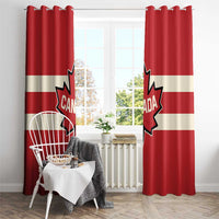 Canada Hockey Window Curtain Canada Team Go Champions