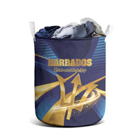 Barbados Gold Trident Laundry Basket Luxury Style
