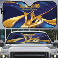 Barbados Gold Trident Auto Sun Shade Luxury Style