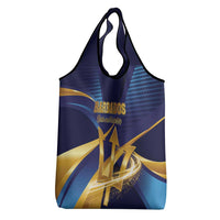Barbados Gold Trident Grocery Bag Luxury Style