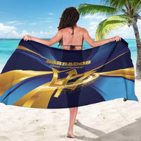 Barbados Gold Trident Sarong Luxury Style